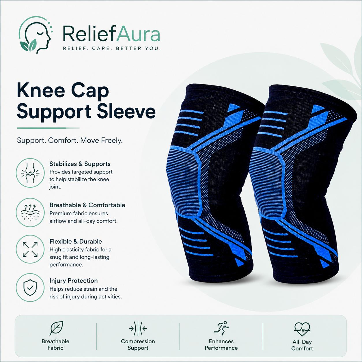 Knee Cap Support Sleeve